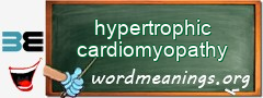 WordMeaning blackboard for hypertrophic cardiomyopathy